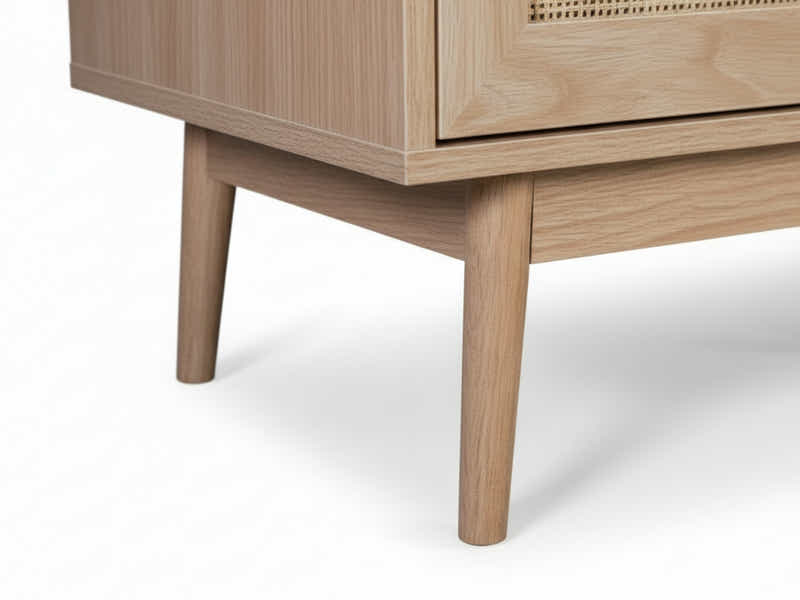 Naturlig Buffet Table with Shelves - 130 cm