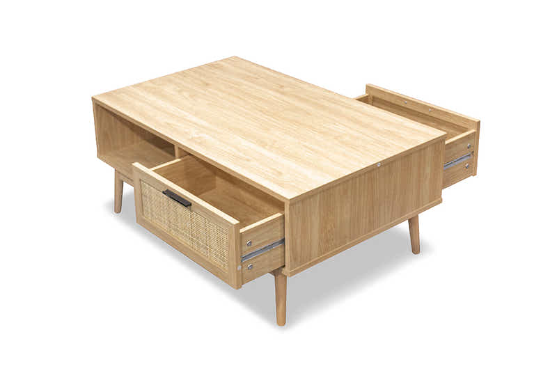 Naturlig Coffee Table with Drawers