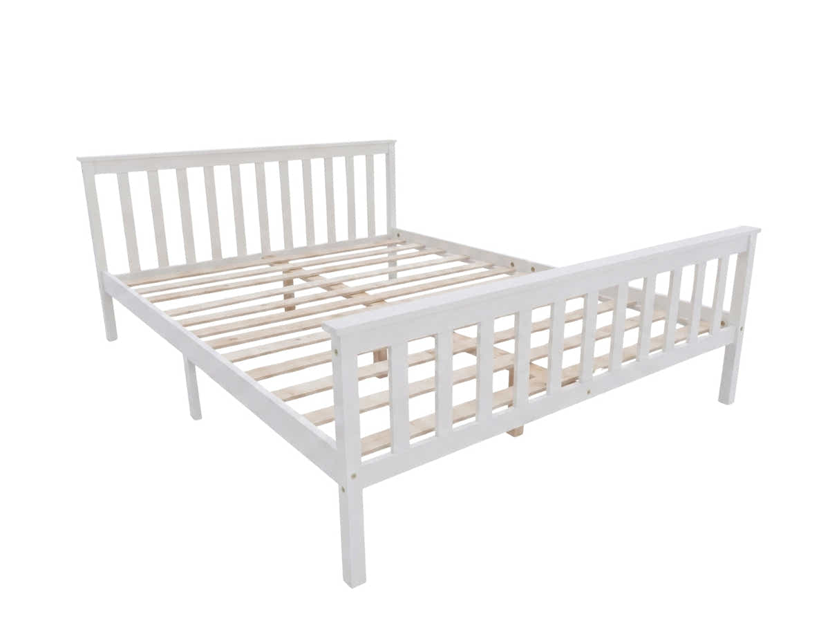 Hampshire Bed Frame White - Queen