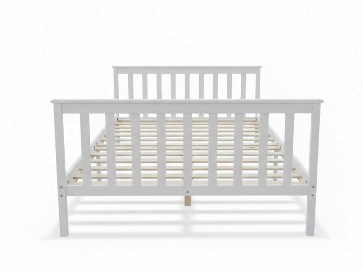 Hampshire Bed Frame White - Queen