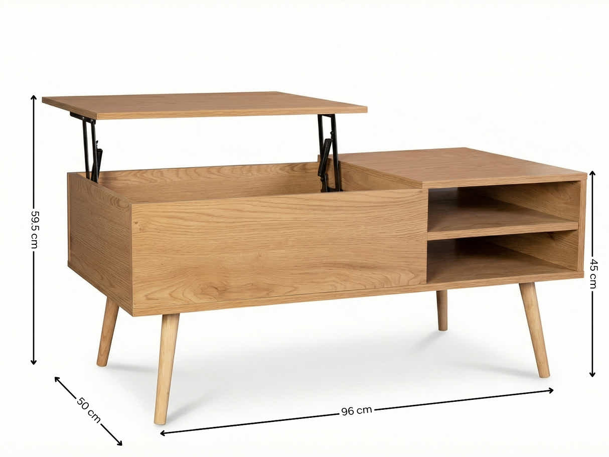 Lyftbar Coffee Table - Oak