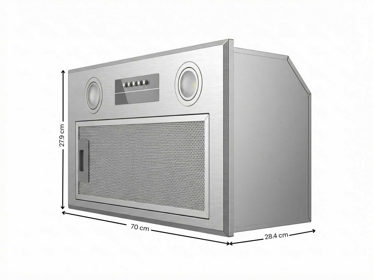 Midea 70 cm Rangehood - Integrated Powerpack