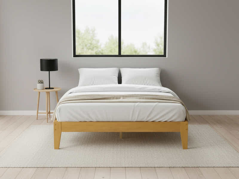 Sovo Bed Frame Oak - Double