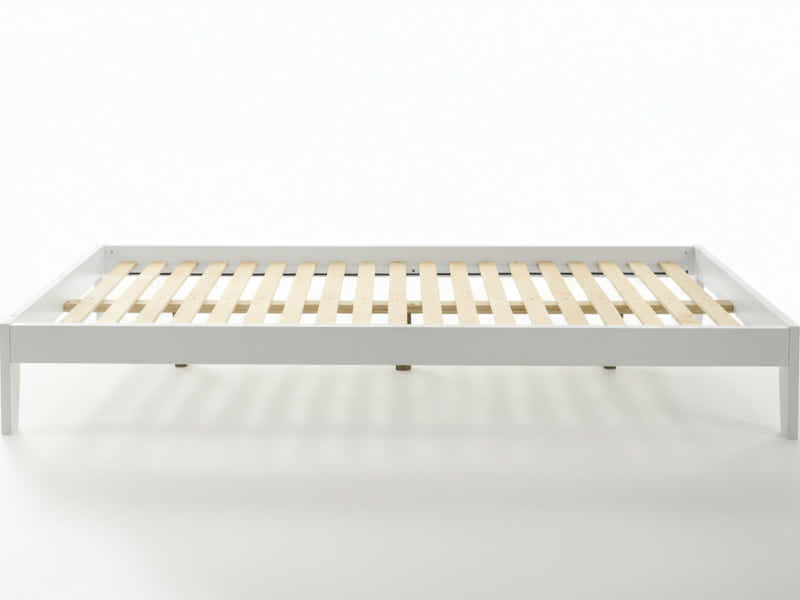 Sovo Bed Frame White - King Single