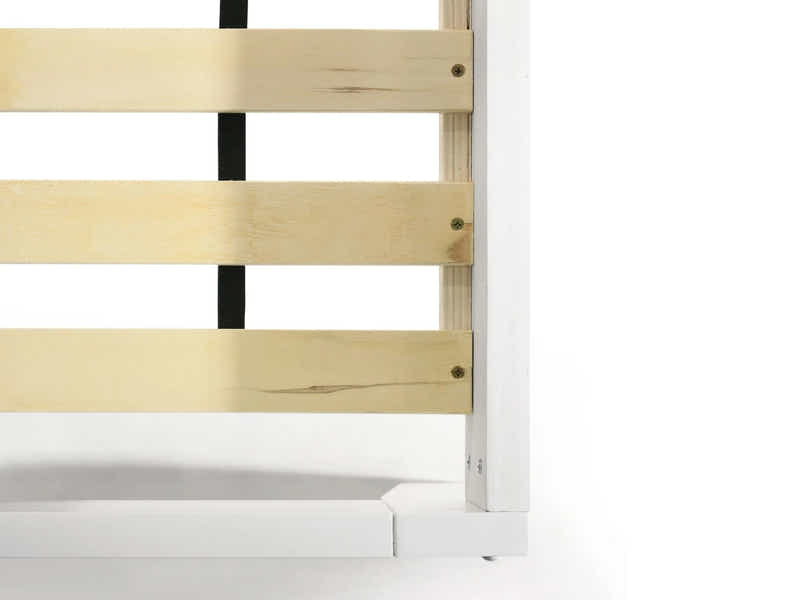 Sovo Bed Frame White - King Single