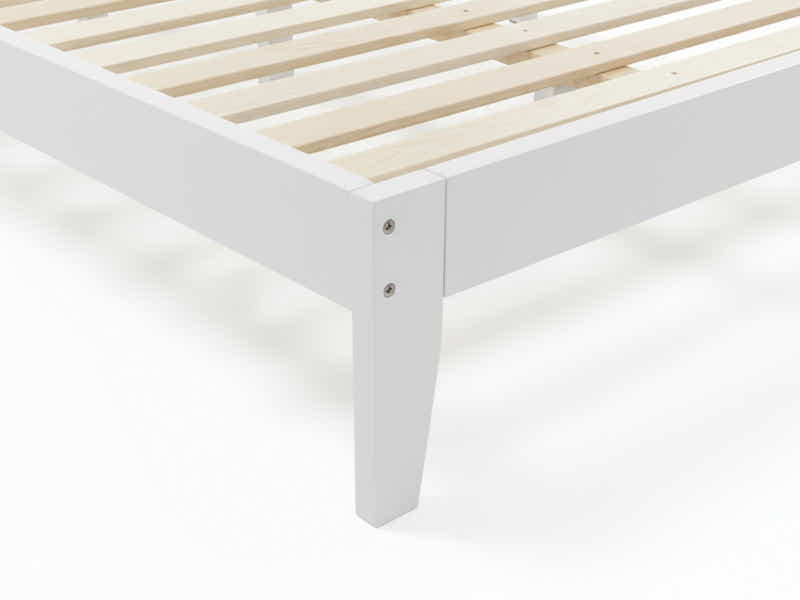 Sovo Bed Frame White - Double