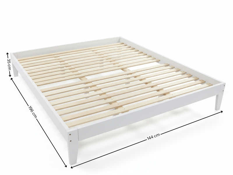 Sovo Bed Frame White - Double
