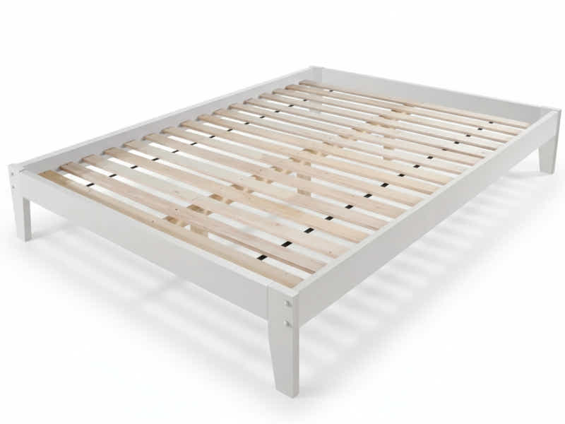 Sovo Bed Frame White - Queen