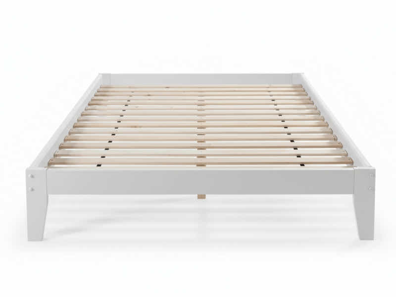 Sovo Bed Frame White - Queen