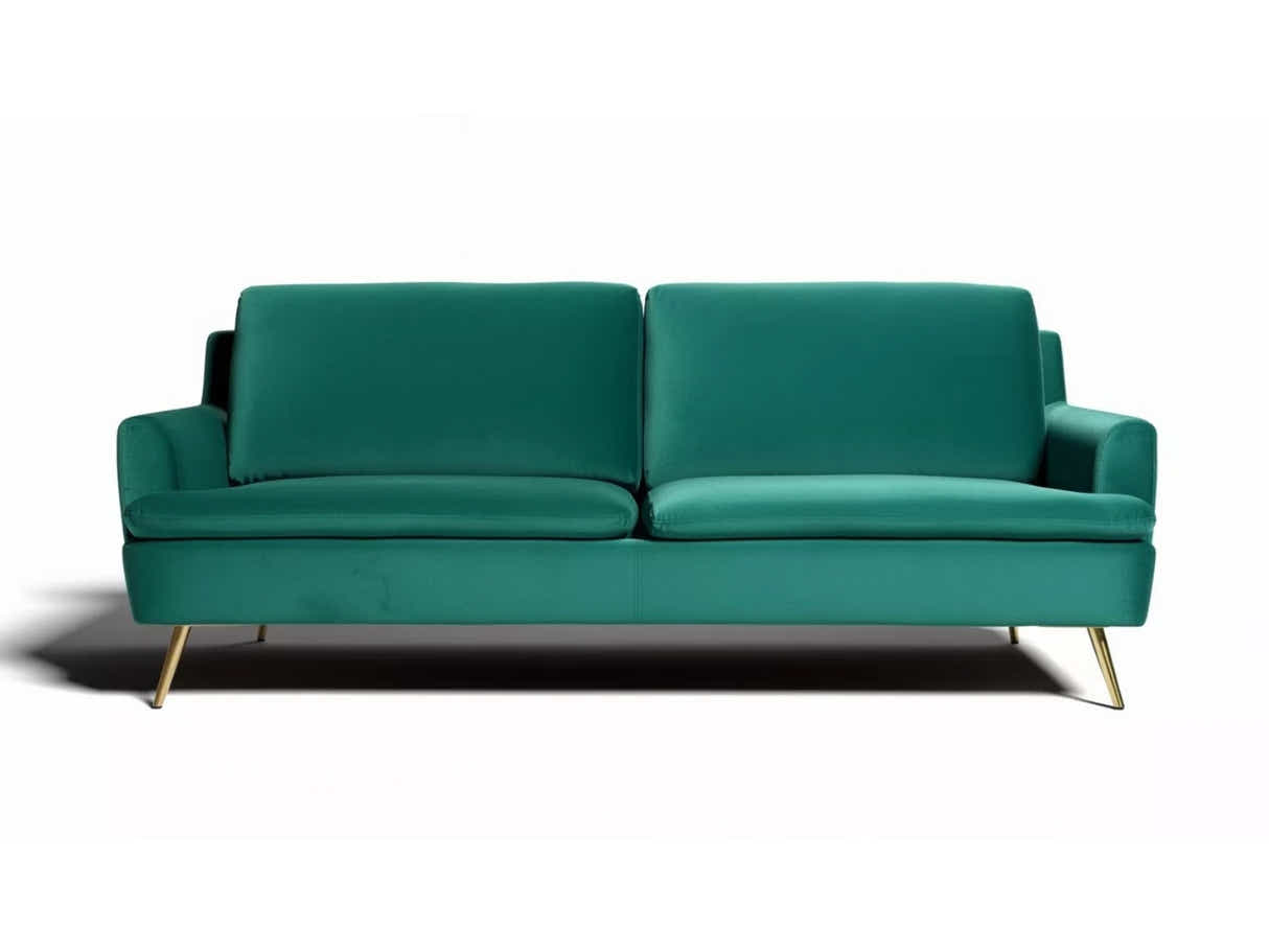 Gyllene Velvet Sofa Bed - Dark Green