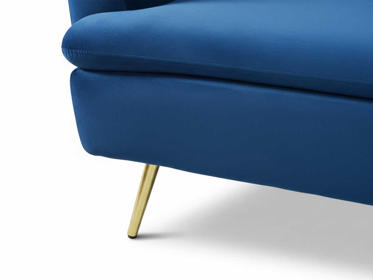 Gyllene Velvet Sofa Bed - Navy