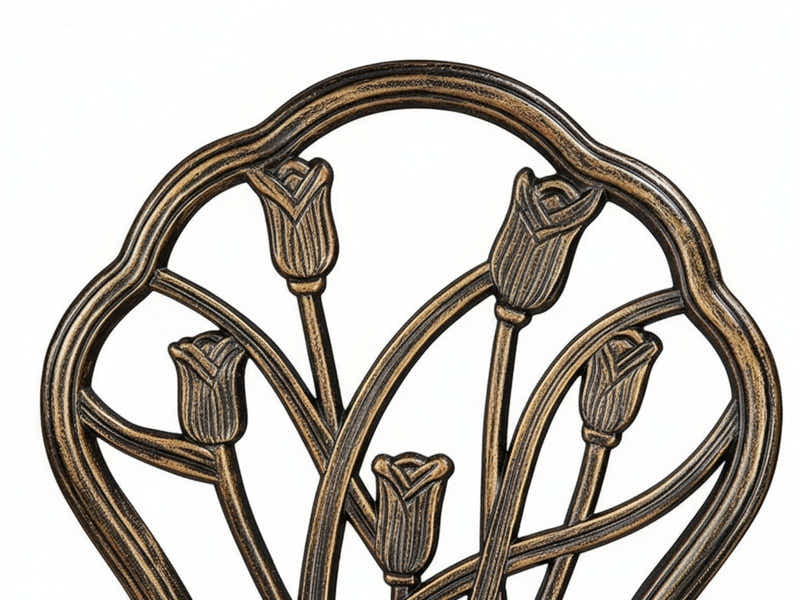 Ornato Bistro Set Cast Alum.