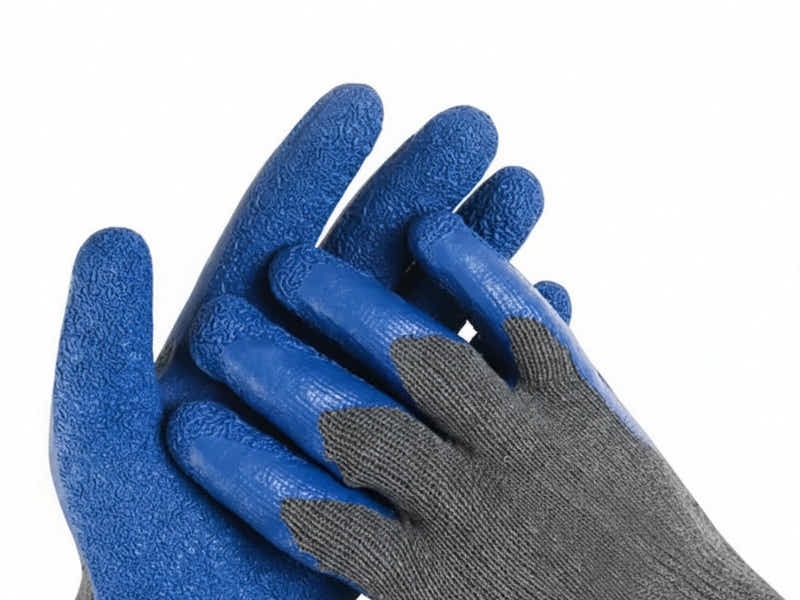 Latex Crinkle Palm Coated Work Gloves – 12 Pairs Pack