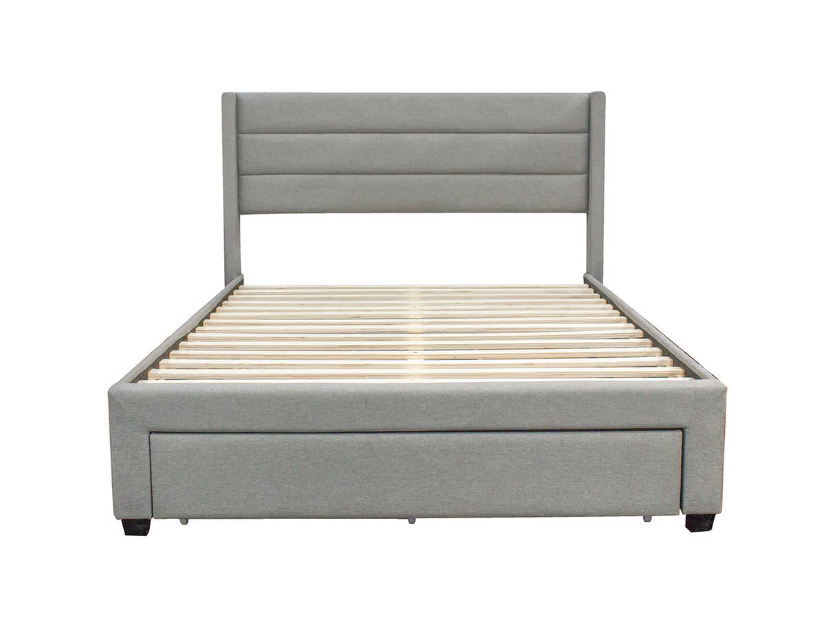 Coronado-A Bed Frame With Drawers & Euro Top Mattress K34 - Double