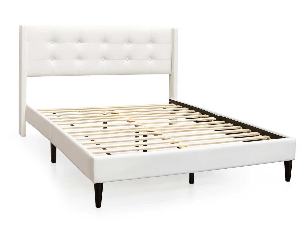 Vele-C Bed Frame White - Queen