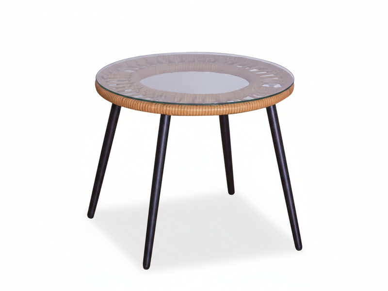 Naturlig Outdoor Bistro Set Aluminium frame