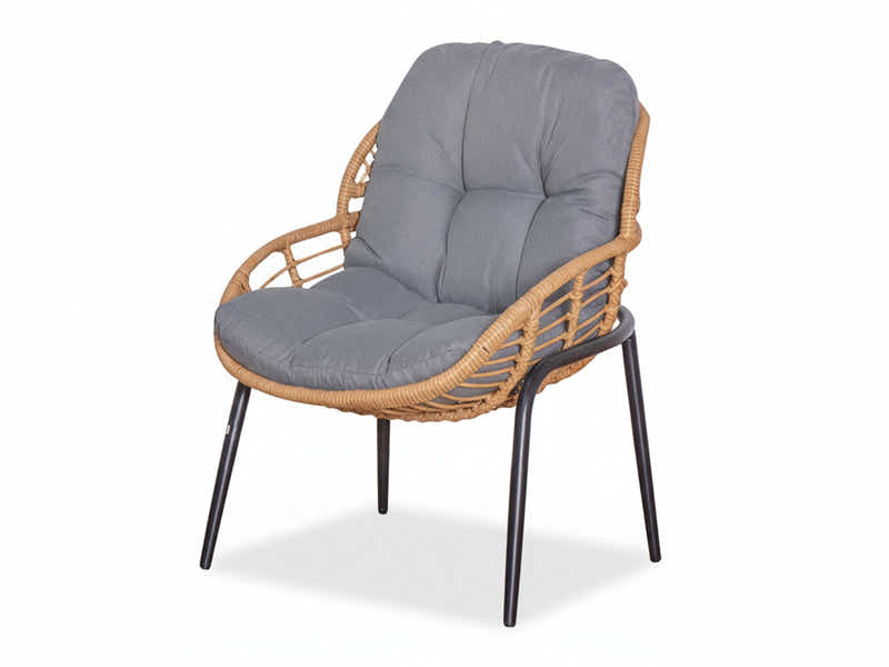 Naturlig Outdoor Bistro Set Aluminium frame