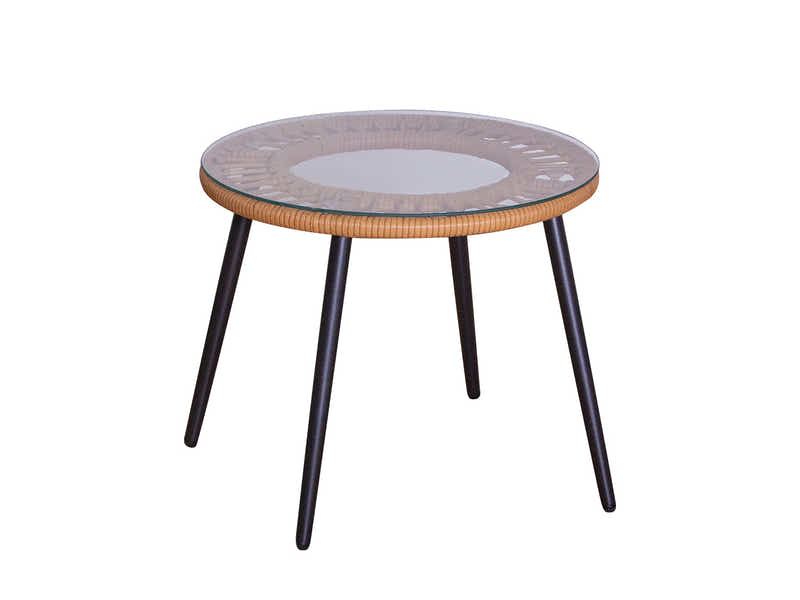 Naturlig Outdoor Bistro Set Aluminium frame