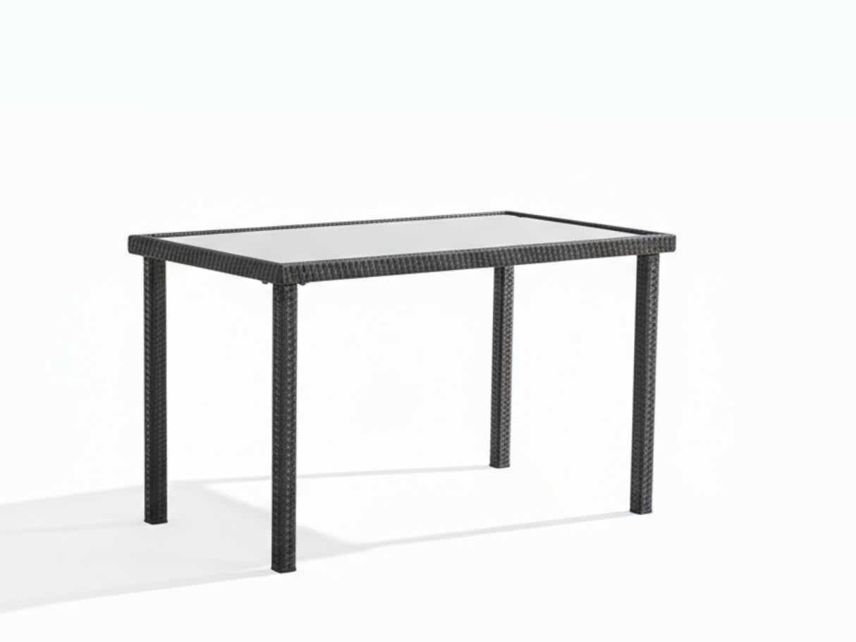 Ettaro 5-Piece Outdoor Lounge Set - Black + Grey