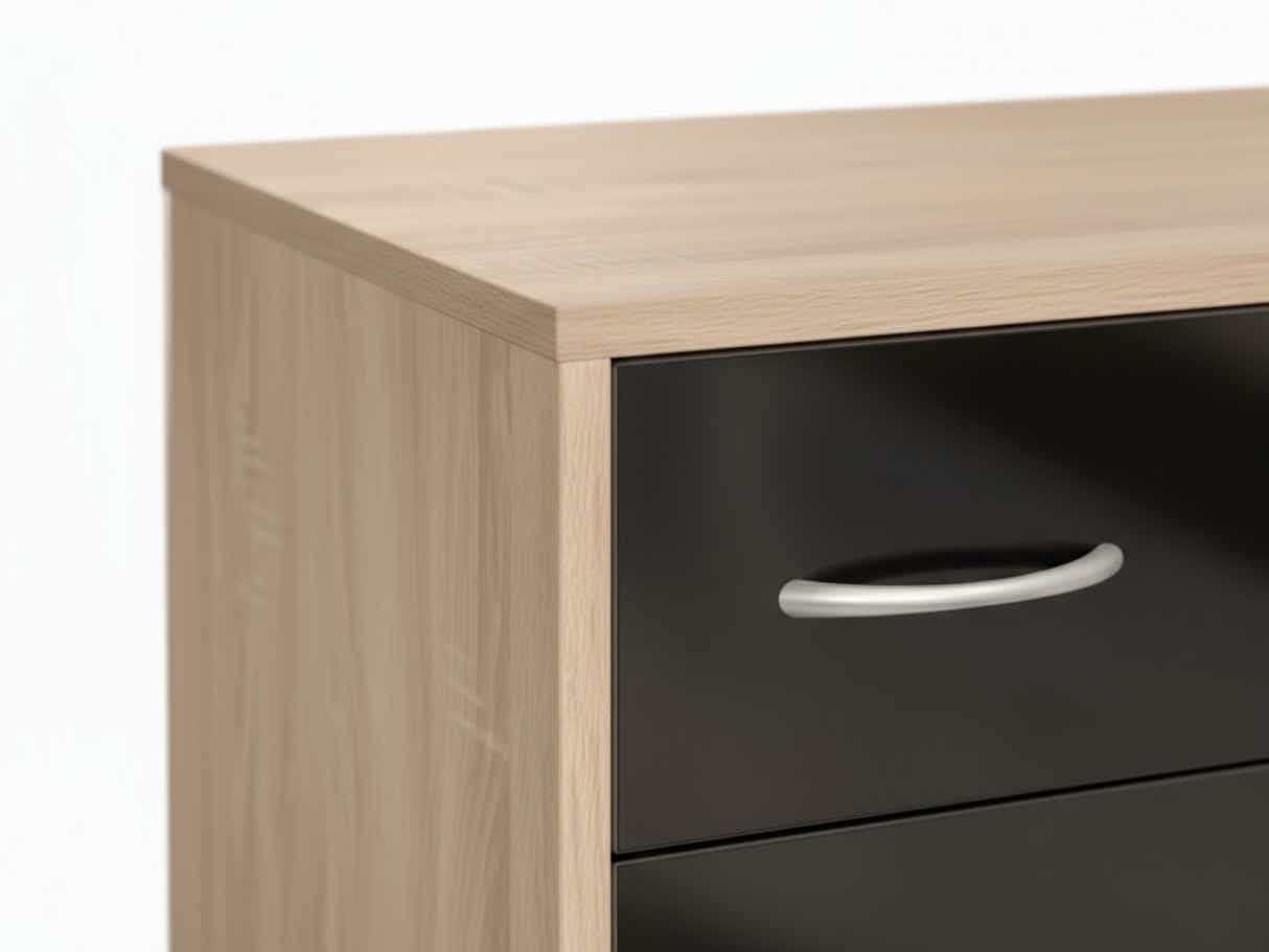 Bardalona 4-Drawer Chest - Gloss Black