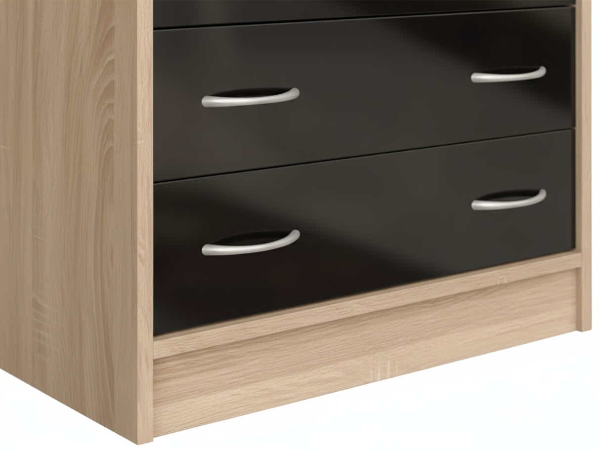 Bardalona 4-Drawer Chest - Gloss Black