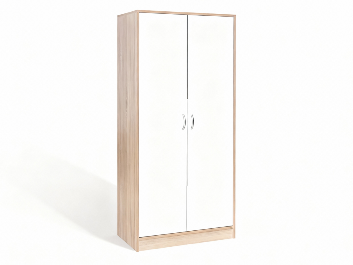 Bardalona 2-Door Wardrobe - Gloss White