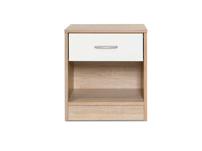 Bardalona Bedside Table - Gloss White