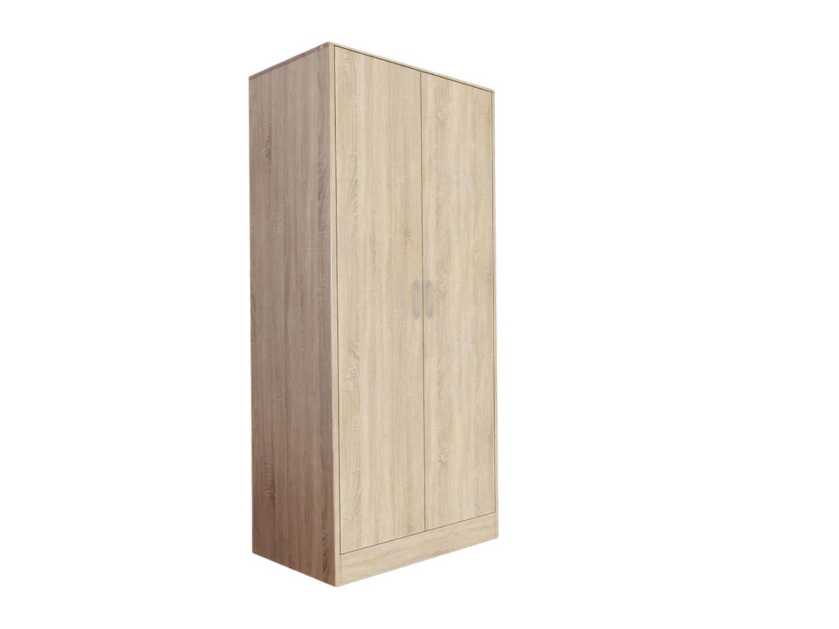 Bardalona 2-Door Wardrobe - Oak
