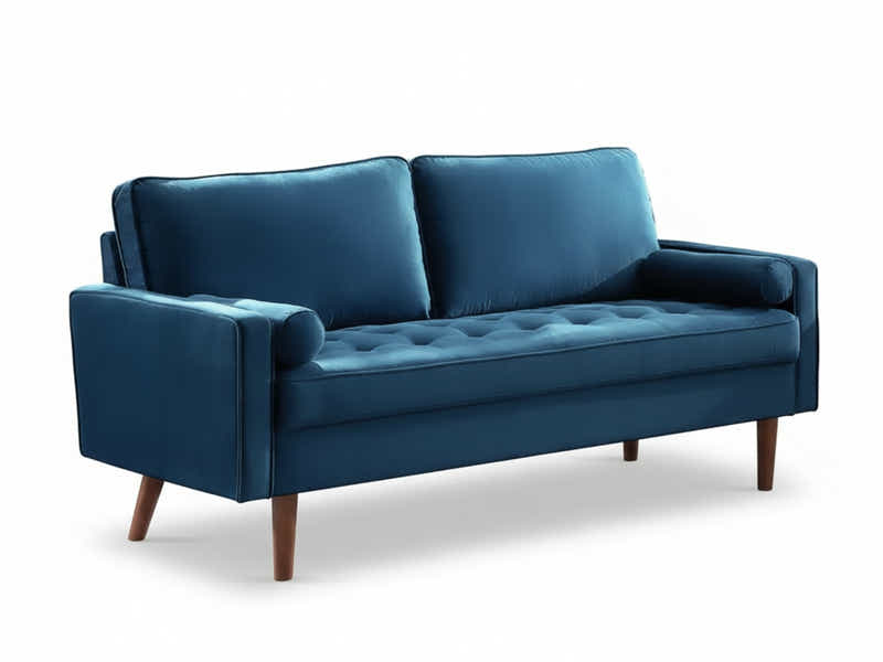 Gyllene Velvet Sofa Set - Blue