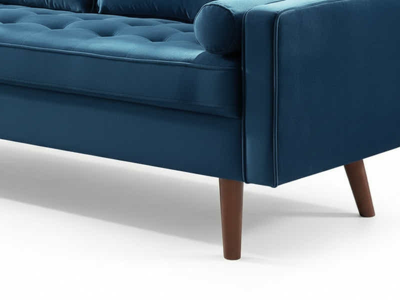 Gyllene Velvet Sofa Set - Blue