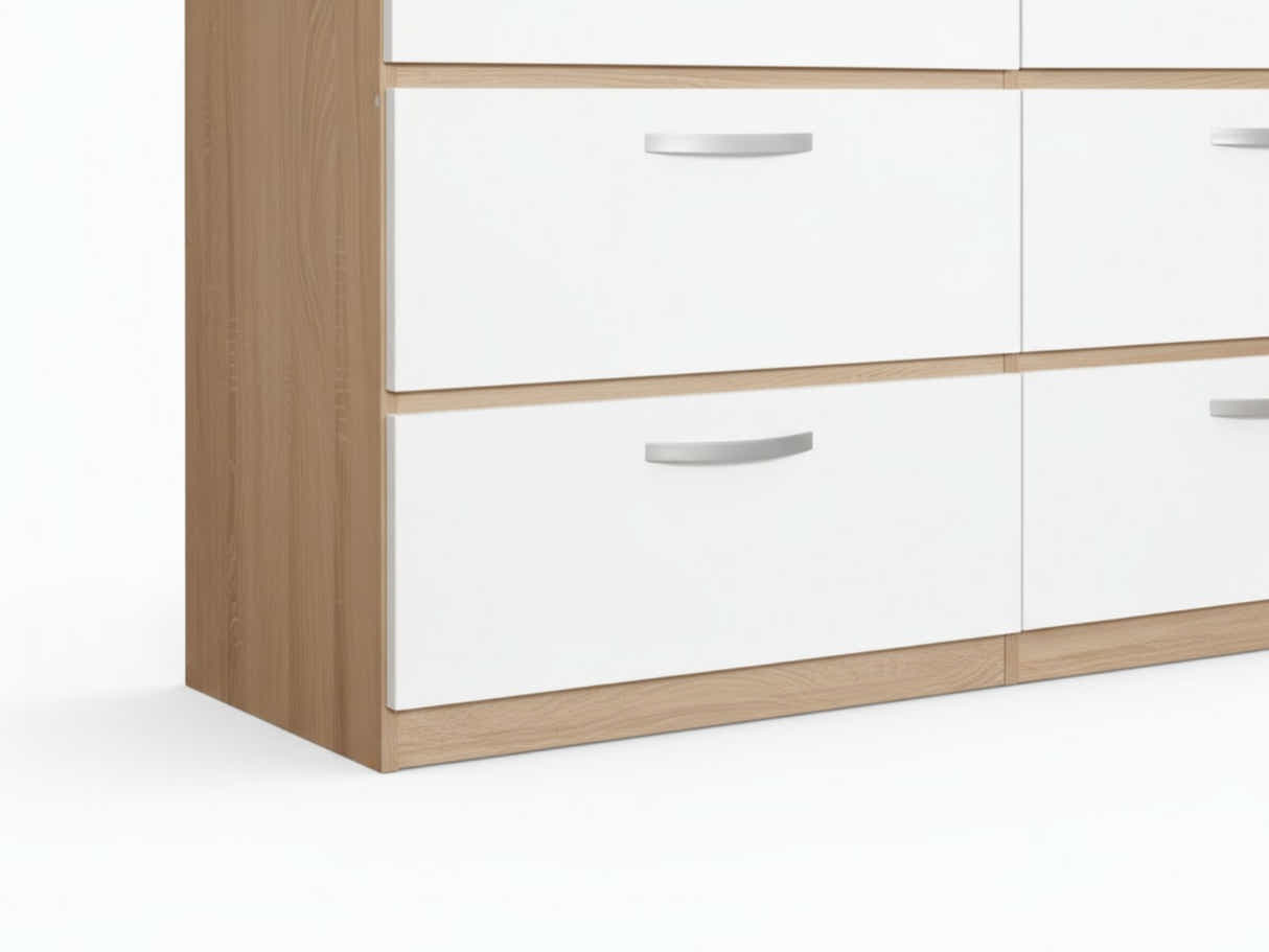 Escot 6-Drawer Lowboy