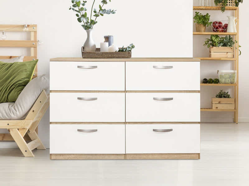 Escot 6-Drawer Lowboy