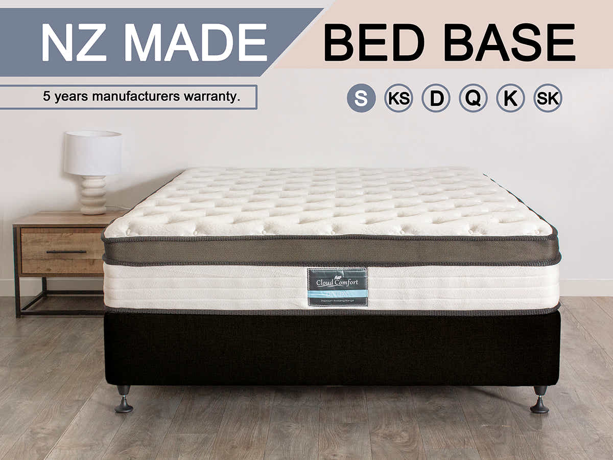 DS NZ Made SW Bed Base Black - King Single