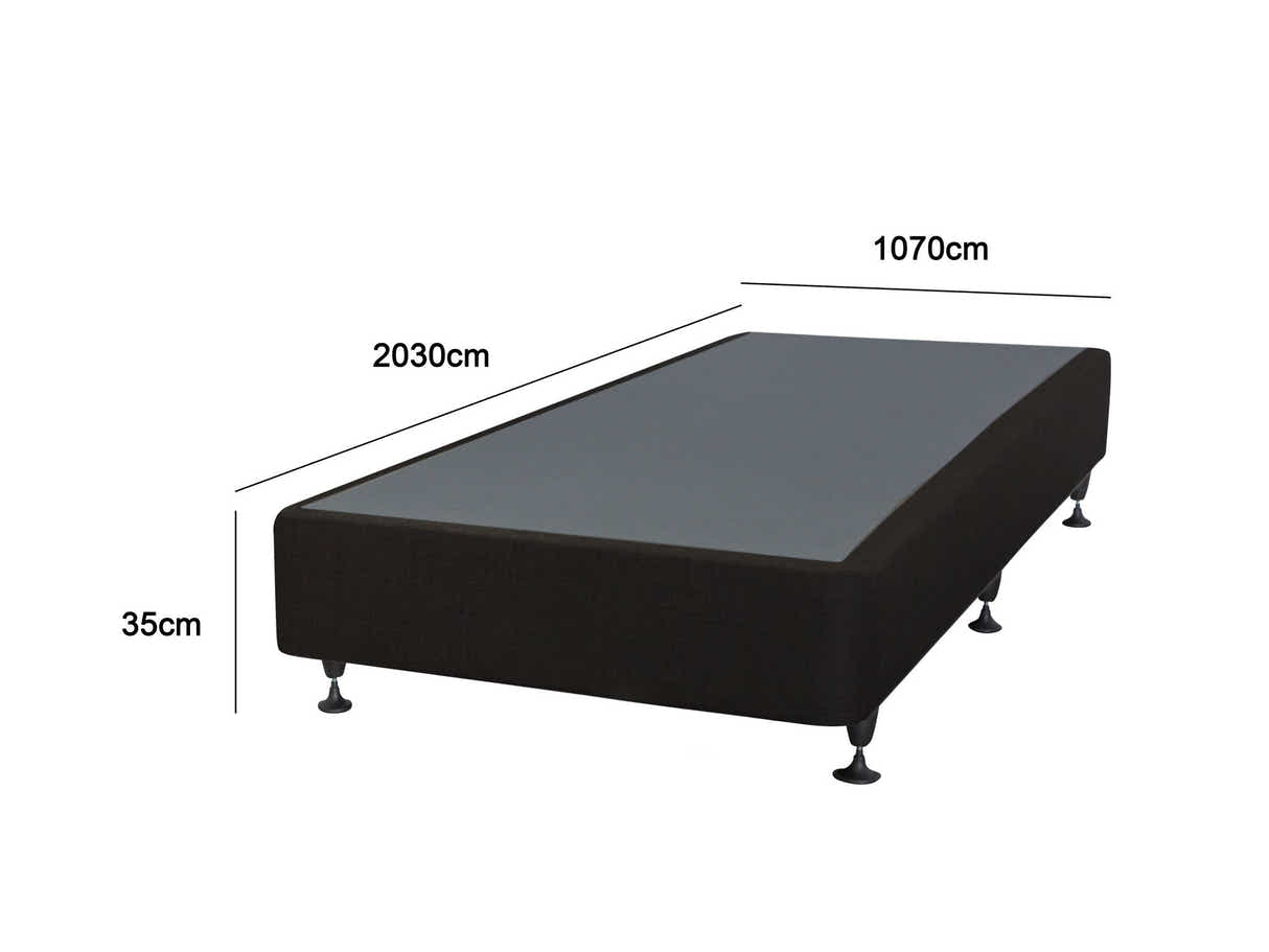 DS NZ Made SW Bed Base Black - King Single