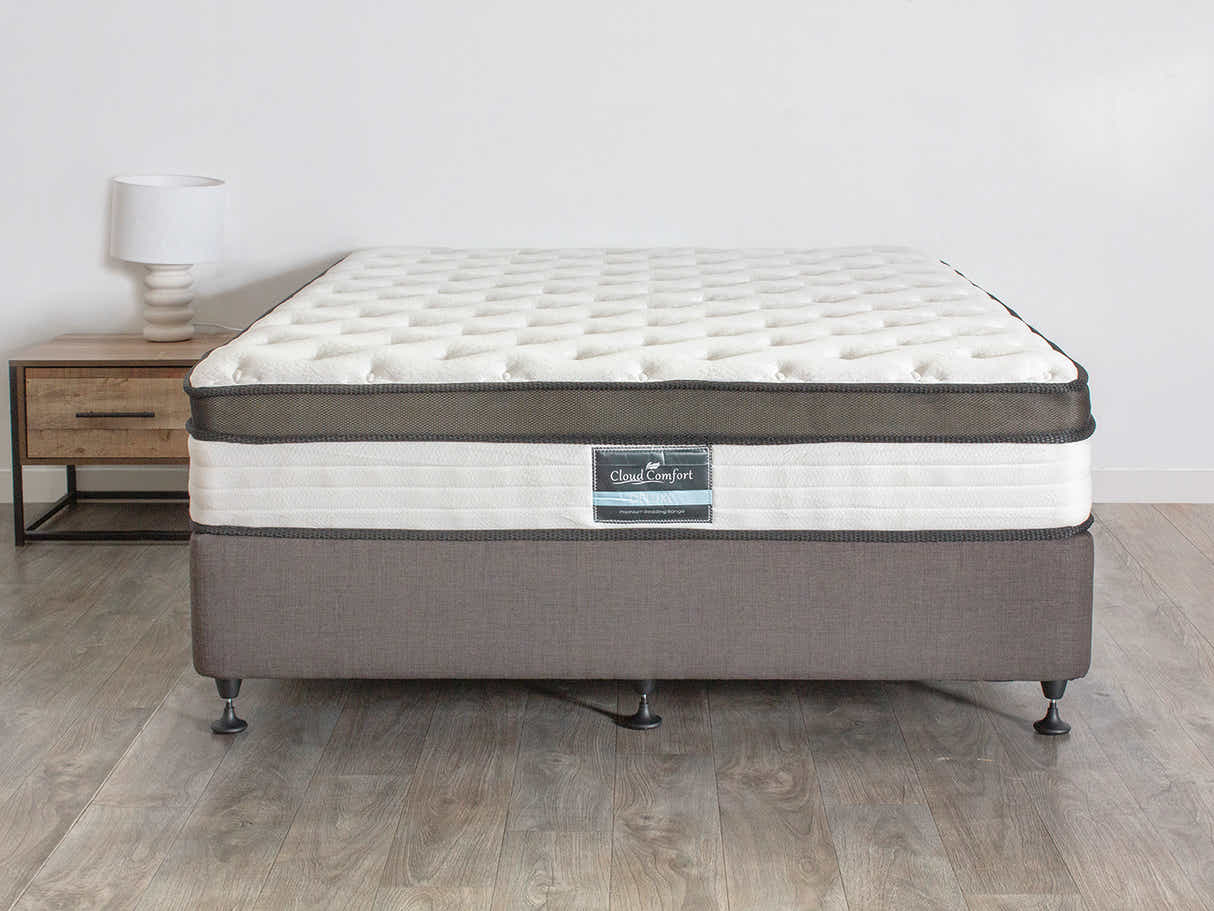 DS NZ Made SW Bed Base Light Grey - Double