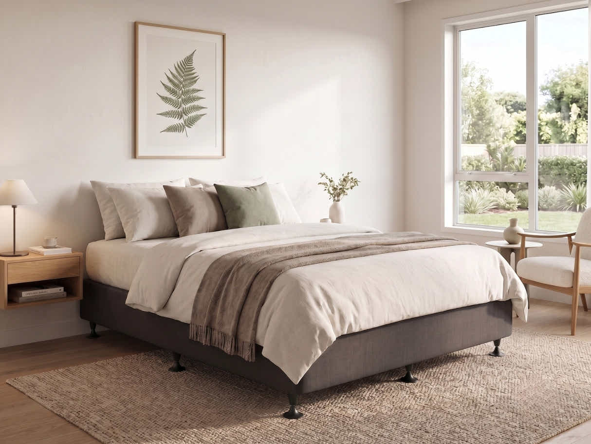 DS NZ Made SW Bed Base Slate - Double