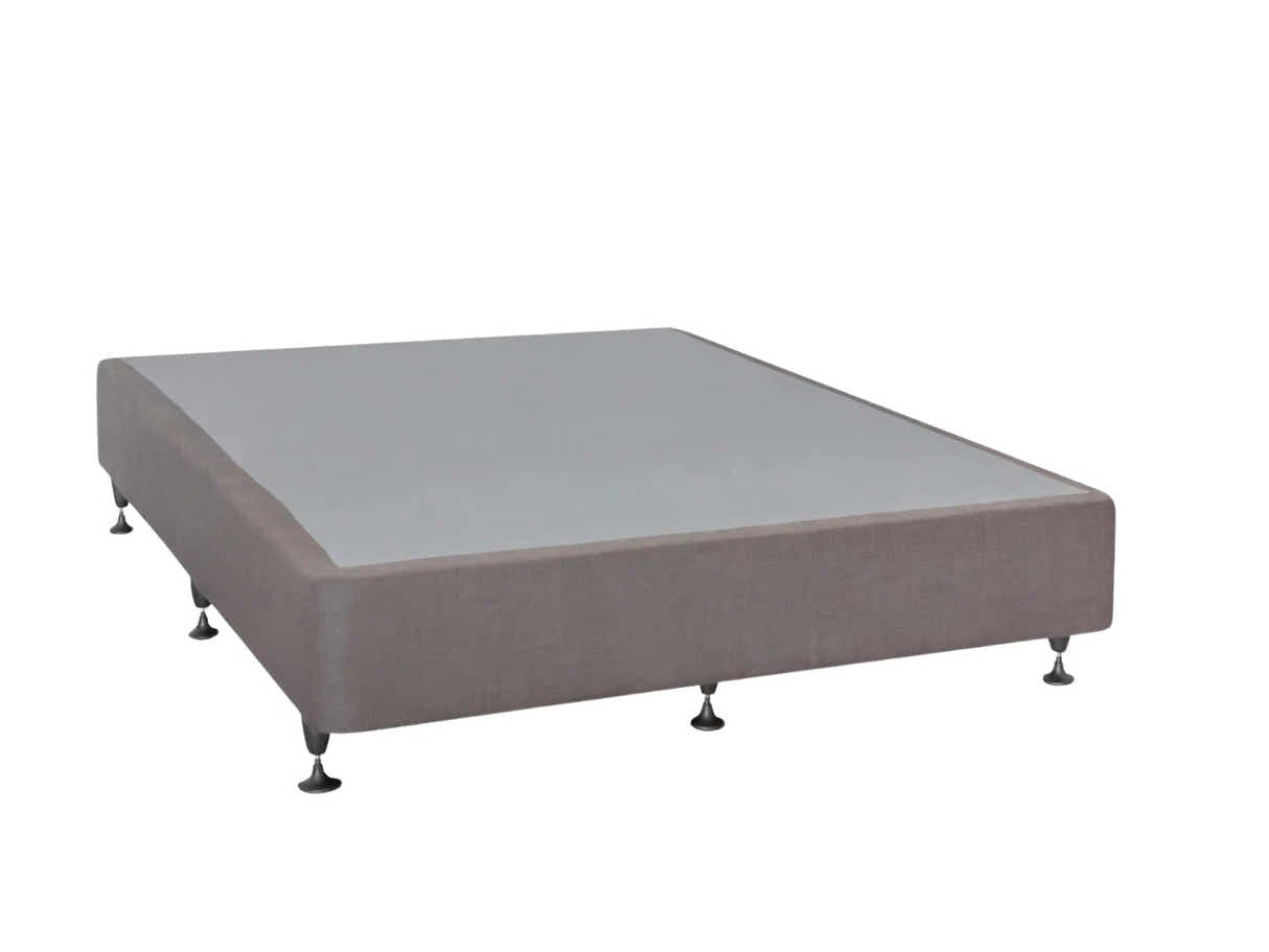 DS NZ Made SW Bed Base Light Grey - Queen