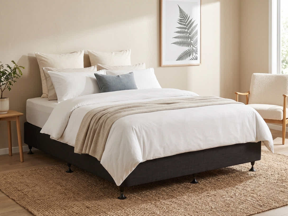 DS NZ Made SW Bed Base Black - King