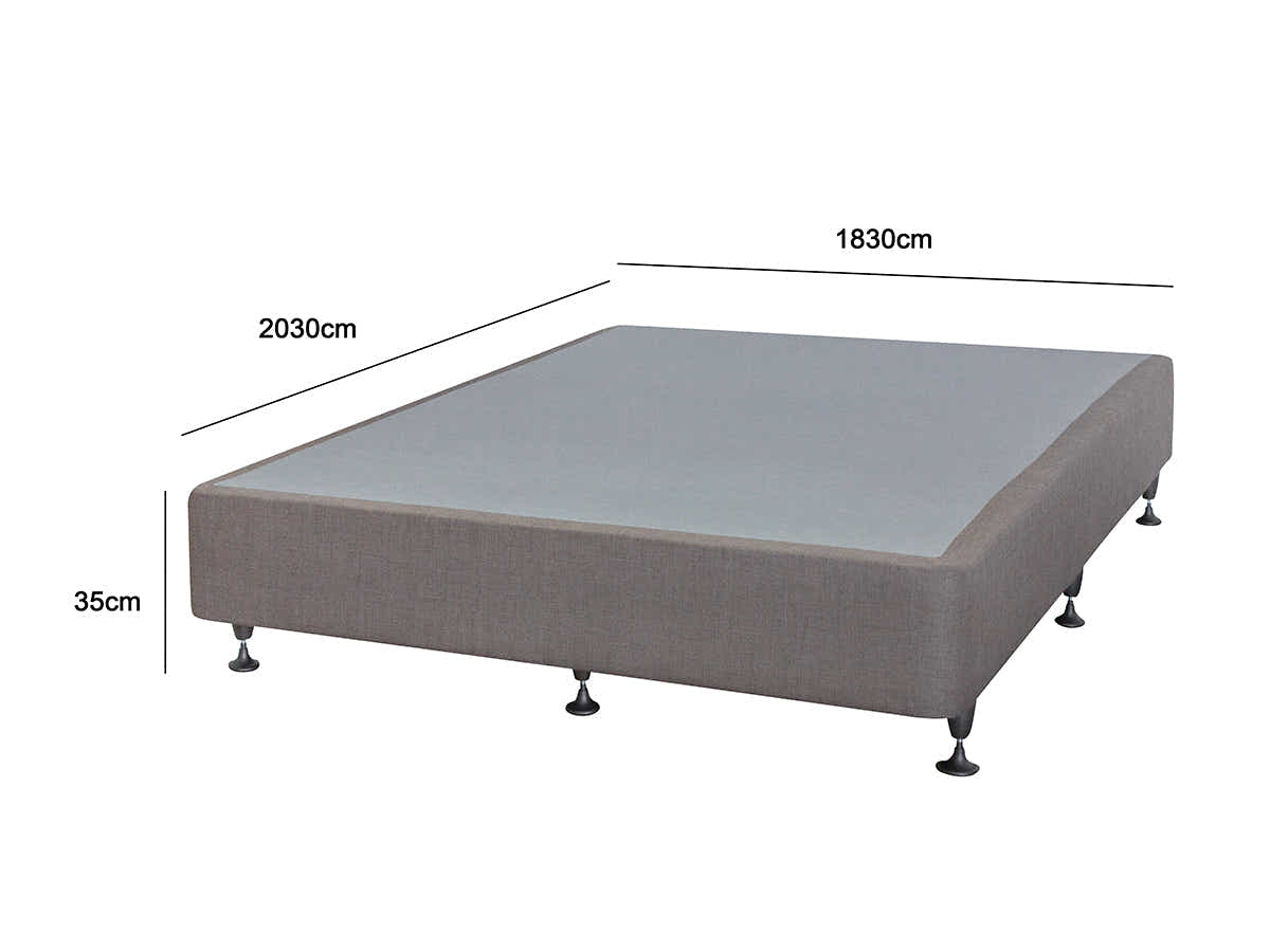 DS NZ Made SW Bed Base Light Grey - Super King