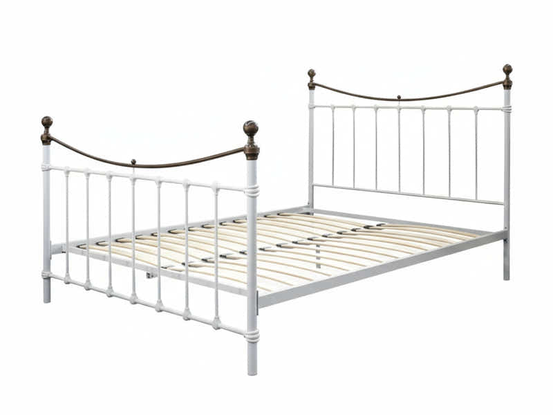 Victorian High Metal Bed Frame – Double