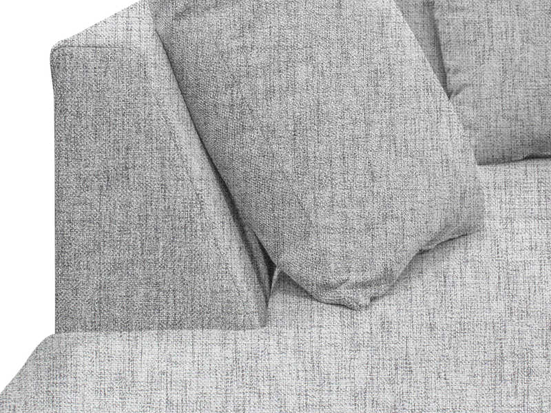 DS NZ Made Lavern Corner Sofa - Comfy Silver