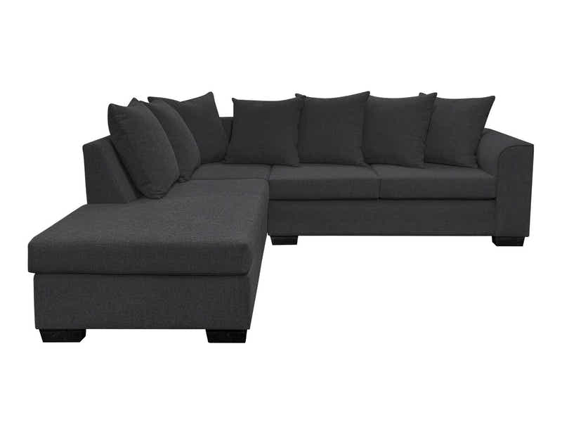 DS NZ Made Lavern Corner Sofa - Vish Black