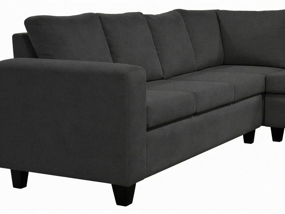 DS NZ Made Kareena Corner Sofa - Vish Black