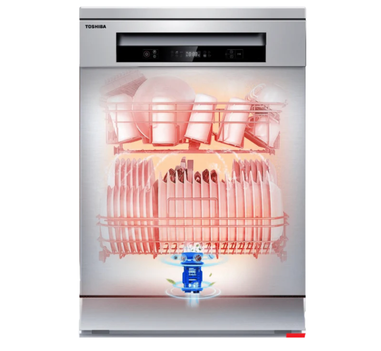 DS Toshiba 14 Place Settings Freestanding Dishwasher