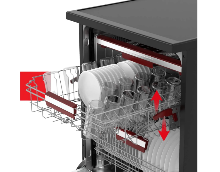 DS Toshiba 15 Place Settings Dishwasher with Auto Open