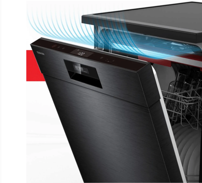 DS Toshiba 15 Place Settings Dishwasher with Auto Open