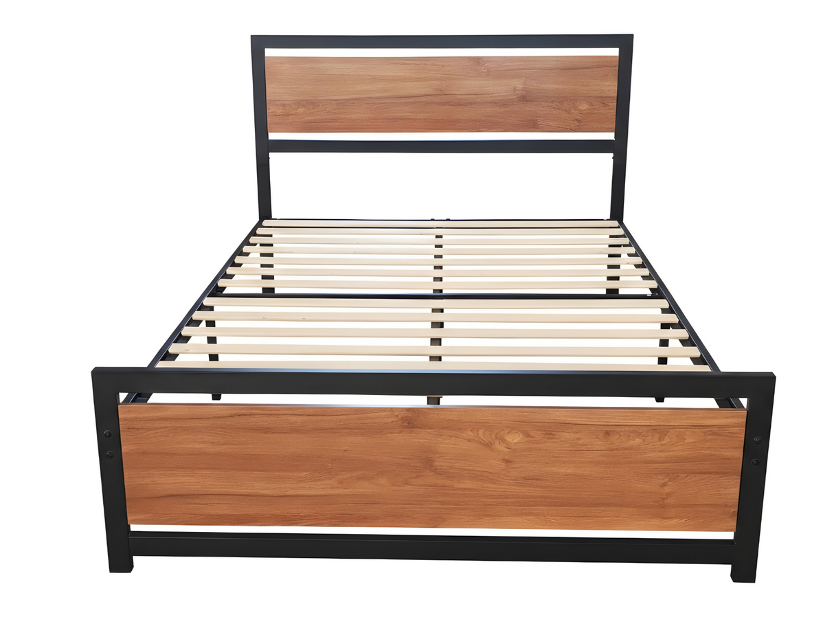 DS Bivio Metal Bed Frame - Double