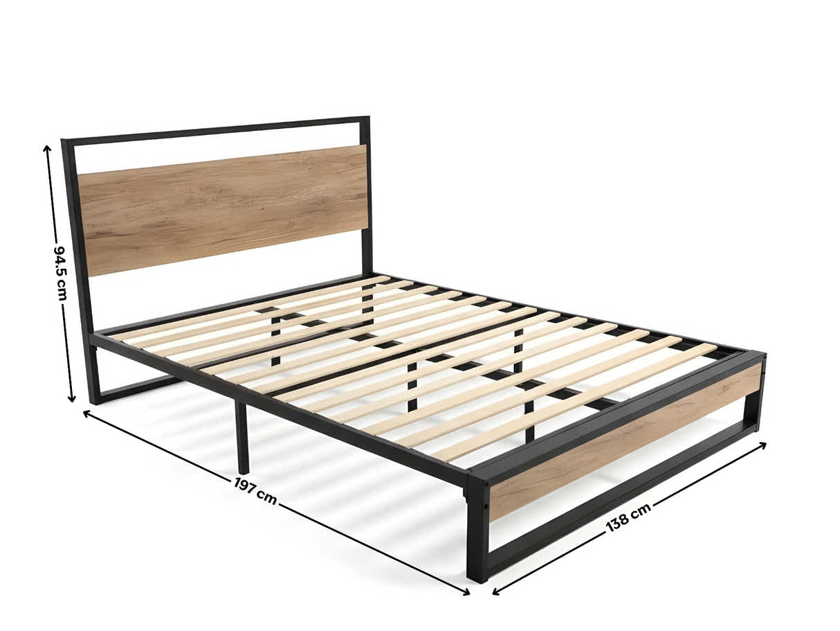 DS Whistler Metal Bed Frame - Double