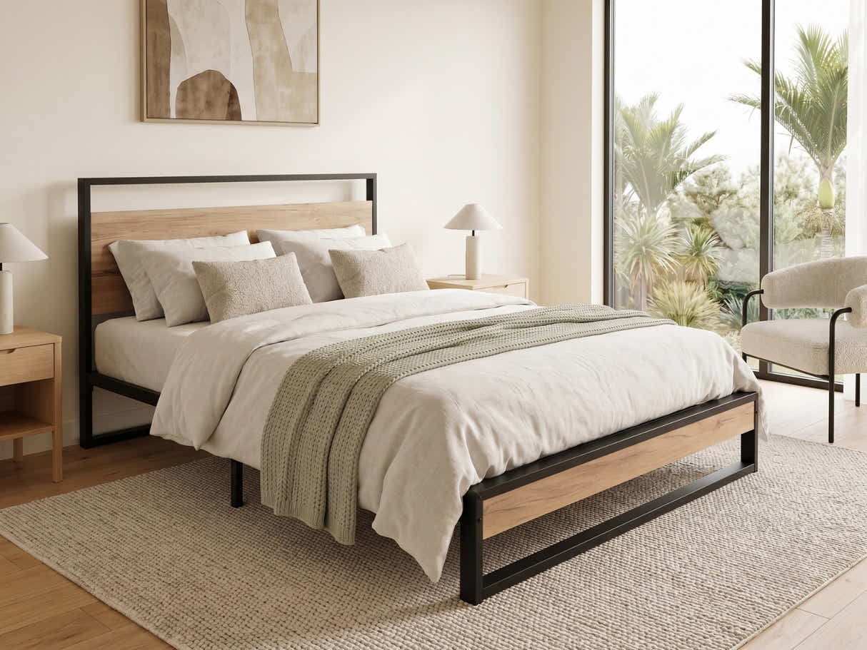 Whistler Metal Bed Frame - Double