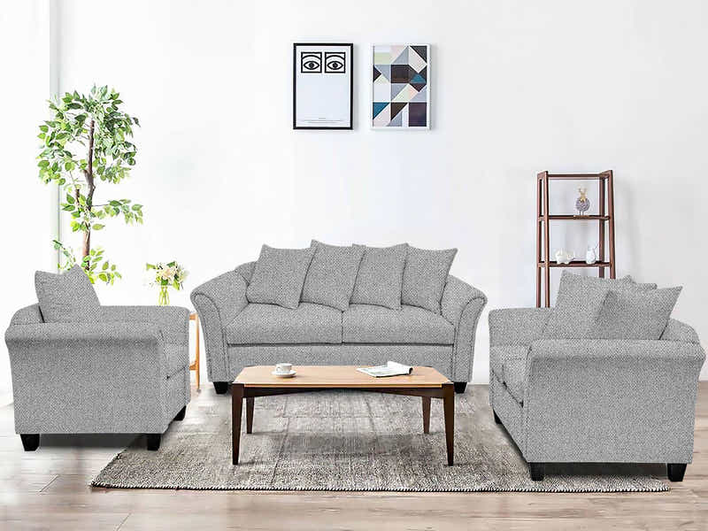 DS NZ Made Chika 3+2+1 Sofa Set - Kido Steel